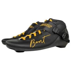 Bont BNT Schwarz/Gold Speedskateschuhe (Boot Only) -Riemenscheibe Verkäufe bont bnt schwarz gold speedskateschuhe boot only3