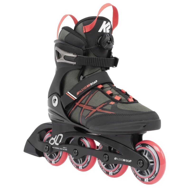 K2 Inlineskates Alexis 80 BOA (Grau/Coral) - Versandrückläufer 1 K2 Inlineskates Alexis 80 BOA (Grau/Coral) - Versandrückläufer