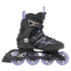 K2 Inlineskates Alexis 80 Pro (Schwarz/Lavendel)