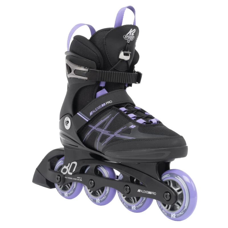 K2 Inlineskates Alexis 80 Pro (Schwarz/Lavendel) - Versandrückläufer 1 K2 Inlineskates Alexis 80 Pro (Schwarz/Lavendel) - Versandrückläufer