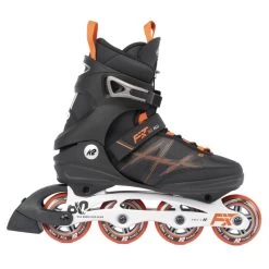 K2 Inlineskates F.I.T. 80 Alu (Schwarz/Orange)