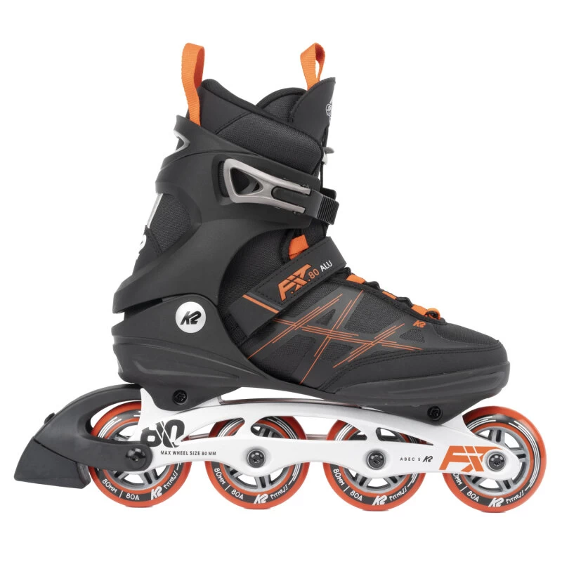K2 Inlineskates F.I.T. 80 Alu (Schwarz/Orange) 1 K2 Inlineskates F.I.T. 80 Alu (Schwarz/Orange)