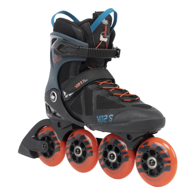 K2 Inlineskates VO2 S 90 Pro (Black/Blue/Orange) 2 K2 Inlineskates VO2 S 90 Pro (Black/Blue/Orange) – Bild 2