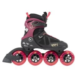 K2 Inlineskates VO2 S 90 W Pro Short Cuff (Burgandy Pink)