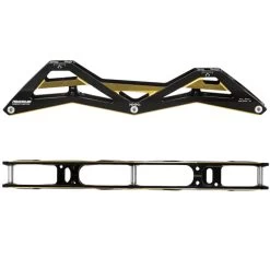 POWERSLIDE Powersldie Race Schiene 3X4 - 3x125mm - 13.0 (Schwarz/Gold)