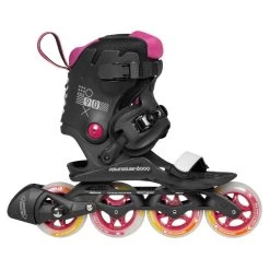 Powerslide Inline Skates Doop Purple Dusk 90 Schwarz, Pink