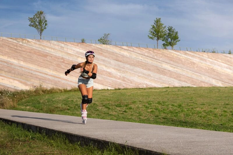 Powerslide Inliner Phuzion Argon Rose 100 Rosa 9 Powerslide Inliner Phuzion Argon Rose 100 Rosa – Bild 9