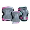 Powerslide Inlineskate Schützerset Kinder Pro Girls Schwarz/pink/türkis
