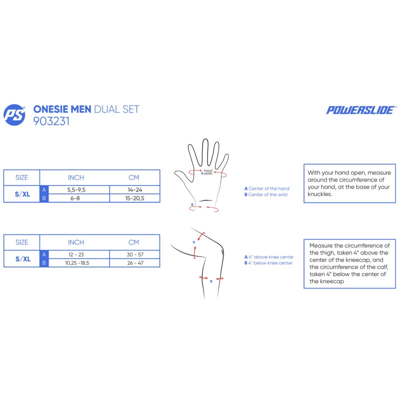 Powerslide Inlineskate Schützerset Onesie Dual Pack Herren Schwarz 5 Powerslide Inlineskate Schützerset Onesie Dual Pack Herren Schwarz – Bild 5