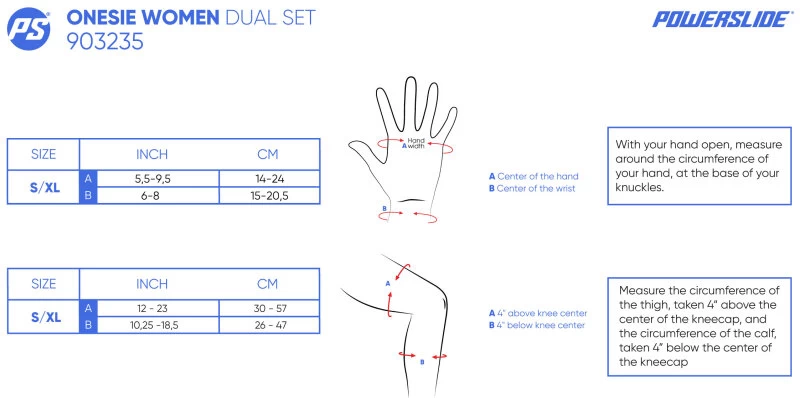 Powerslide Inlineskate Schützerset Onesie Dual Pack Schwarz/türkis 5 Powerslide Inlineskate Schützerset Onesie Dual Pack Schwarz/türkis – Bild 5