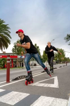 Powerslide Inlineskates Imperial Schwarz, Rot 110 -Riemenscheibe Verkäufe powerslide inlineskates imperial schwarz rot 1107