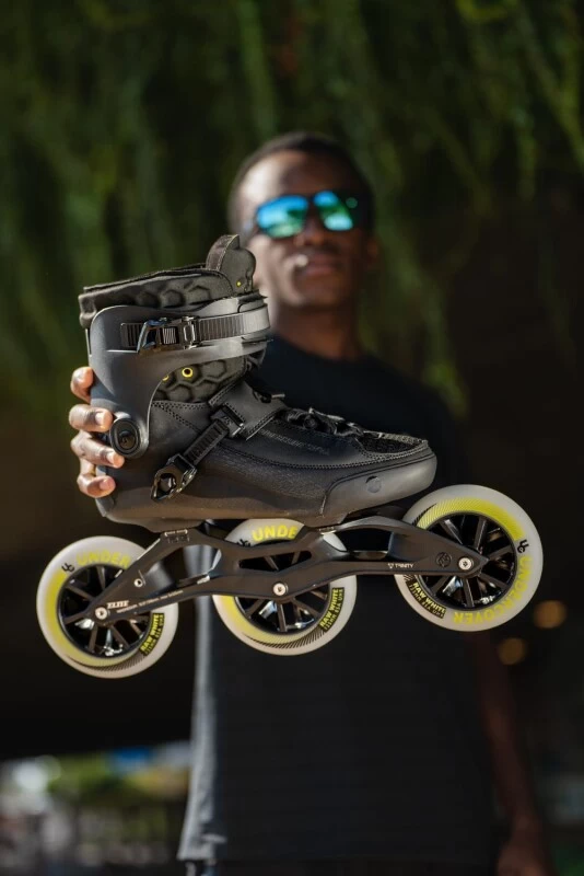 Powerslide Inlineskates Swell Carbon 125 - 3D Adapt -Gebrauchsspuren - 2 Powerslide Inlineskates Swell Carbon 125 - 3D Adapt -Gebrauchsspuren - – Bild 2