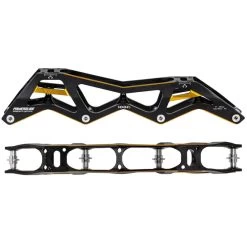 Powerslide Racing Schiene 3X4 - 4x90mm - 11.0 (Schwarz/Gold)