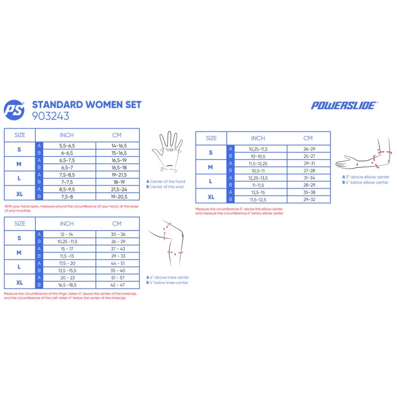 Powerslide Schützerset Inlineskate STANDARD Damen Schwarz 4 Powerslide Schützerset Inlineskate STANDARD Damen Schwarz – Bild 4