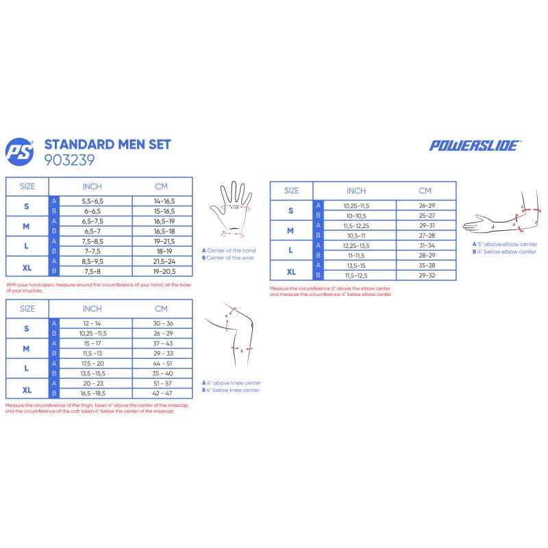 Powerslide Schützerset Inlineskate STANDARD Herren Schwarz 4 Powerslide Schützerset Inlineskate STANDARD Herren Schwarz – Bild 4