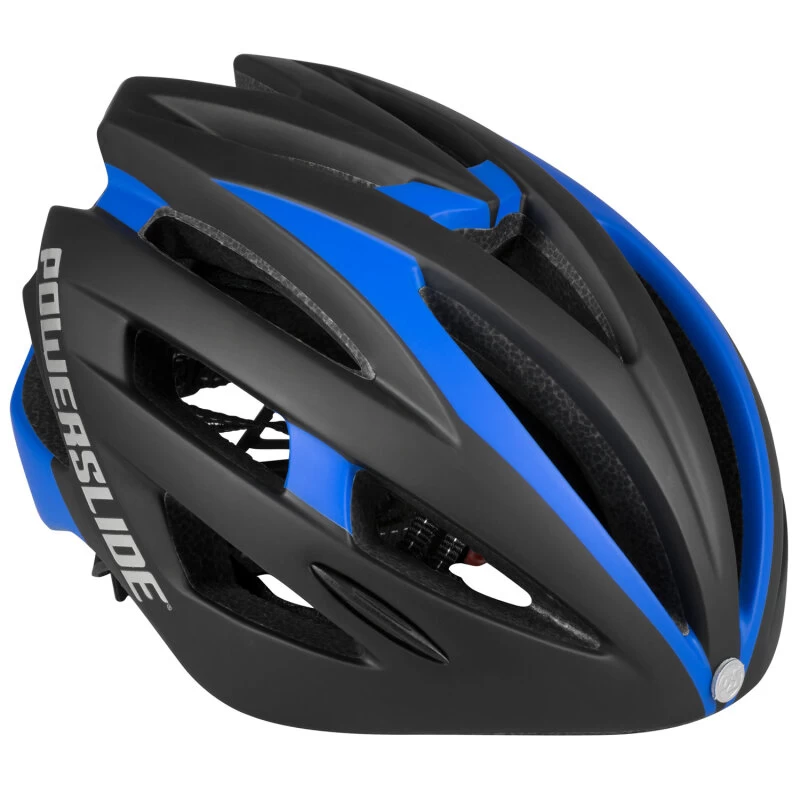 Powerslide Skatehelm Race Attack Schwarz/Blau 1 Powerslide Skatehelm Race Attack Schwarz/Blau