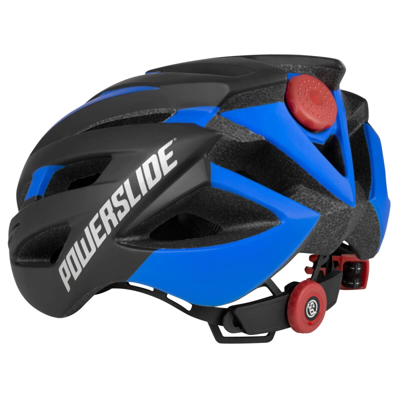 Powerslide Skatehelm Race Attack Schwarz/Blau 2 Powerslide Skatehelm Race Attack Schwarz/Blau – Bild 2