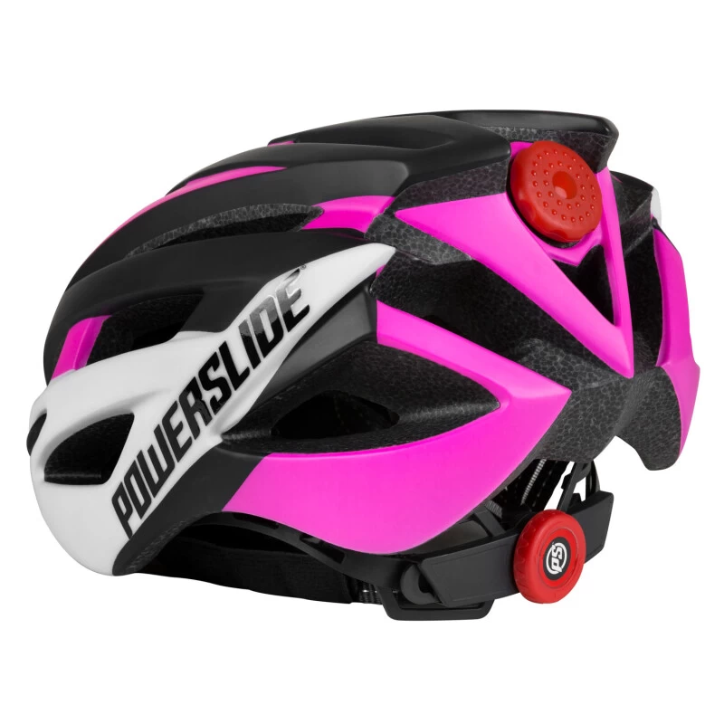 Powerslide Skatehelm Race Attack Weiss, Pink 2 Powerslide Skatehelm Race Attack Weiss, Pink – Bild 2
