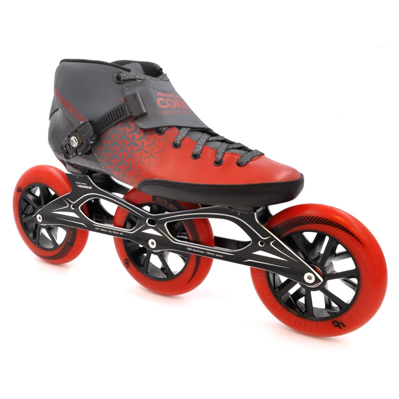 Powerslide Speedskates Core Performance 3x125 Schwarz/rot RS-Special Edition 3 Powerslide Speedskates Core Performance 3x125 Schwarz/rot RS-Special Edition – Bild 3
