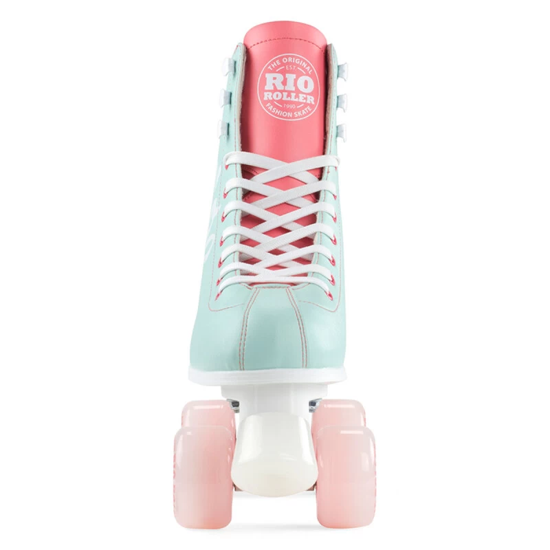 Rio Roller Rollschuhe Script Türkis/koralle 3 Rio Roller Rollschuhe Script Türkis/koralle – Bild 3