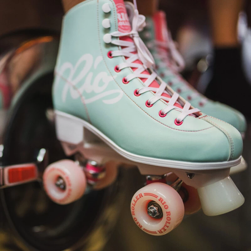Rio Roller Rollschuhe Script Türkis/koralle 9 Rio Roller Rollschuhe Script Türkis/koralle – Bild 9