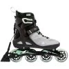 Rollerblade Inline Skates Macroblade 80 ABT W (Glacier Grey/Neo Mint)