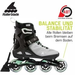 Rollerblade Inline Skates Macroblade 80 ABT W (Glacier Grey/Neo Mint) 12 Rollerblade Inline Skates Macroblade 80 ABT W (Glacier Grey/Neo Mint) -Riemenscheibe Verkäufe rollerblade inline skates macroblade 80 abt w glacier grey neo mint3