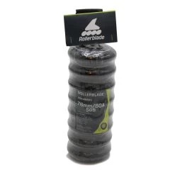 Rollerblade Inlineskate Rollenset 76mm Inkl. Kugellager (8er-Pack)