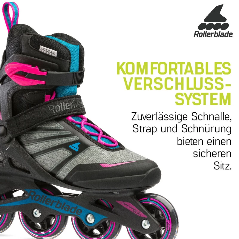 Rollerblade Inlineskate Zetrablade W Schwarz, Rosa 7 Rollerblade Inlineskate Zetrablade W Schwarz, Rosa – Bild 7