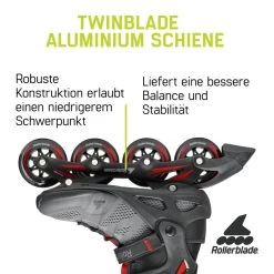 Rollerblade Inlineskates Macroblade 84 (Dunkelgrau/Rot) -Riemenscheibe Verkäufe rollerblade inlineskates macroblade 84 dunkelgrau rot6