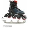 Rollerblade Inlineskates Macroblade 90 Orion Blau, Orange + Der-rollenshop.de Eiskufe