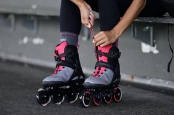 Rollerblade Inlineskates Macroblade 90 W Grau, Rosa -Riemenscheibe Verkäufe rollerblade inlineskates macroblade 90 w grau rosa7