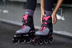 Rollerblade Inlineskates Macroblade 90 W Grau, Rosa -Riemenscheibe Verkäufe rollerblade inlineskates macroblade 90 w grau rosa8