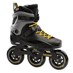 Riemenscheibe Verkäufe 35 Rollerblade Inlineskates RB 110 3WD (Black/Saffron Yellow)
