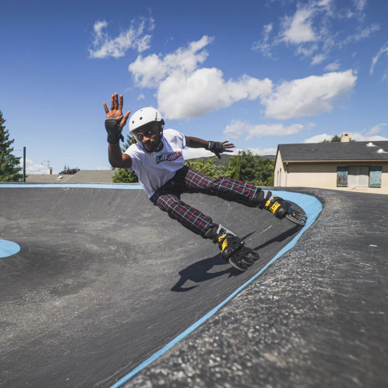 Rollerblade Inlineskates RB 110 3WD (Black/Saffron Yellow) - Versandrückläufer 2 Rollerblade Inlineskates RB 110 3WD (Black/Saffron Yellow) - Versandrückläufer – Bild 2