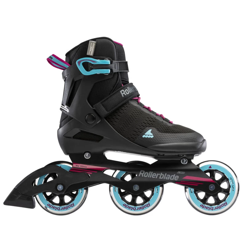 Rollerblade Inlineskates Sirio 100 3WD W (Schwarz/Türkis) 1 Rollerblade Inlineskates Sirio 100 3WD W (Schwarz/Türkis)