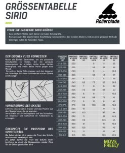 Rollerblade Inlineskates Sirio 80 (Blau/Orange) - Versandrückläufer -Riemenscheibe Verkäufe rollerblade inlineskates sirio 80 blau orange versandruecklaeufer7