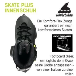 Rollerblade Inlineskates Twister XT (Black/Lime) -Riemenscheibe Verkäufe rollerblade inlineskates twister xt black lime6