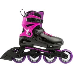Rollerblade Kinder Inliner Fury Girls Schwarz, Pink
