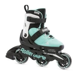 Rollerblade Kinderskate Microblade 3WD (Aqua/Weiß)