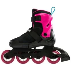Rollerblade Kinderskate Microblade Free Schwarz/Pink -Riemenscheibe Verkäufe rollerblade kinderskate microblade free schwarz pink6