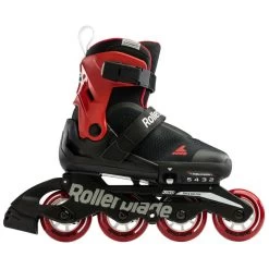 Rollerblade Kinderskate Microblade Free Schwarz/Rot -Riemenscheibe Verkäufe rollerblade kinderskate microblade free schwarz rot4