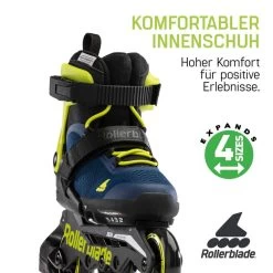 Rollerblade Kinderskates Microblade 3WD (Blau Royal/Lime) 9 Rollerblade Kinderskates Microblade 3WD (Blau Royal/Lime) -Riemenscheibe Verkäufe rollerblade kinderskates microblade 3wd blau royal lime3
