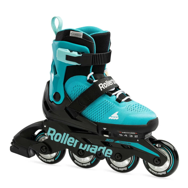 Rollerblade Kinderskates Microblade Aqua/Schwarz 1 Rollerblade Kinderskates Microblade Aqua/Schwarz