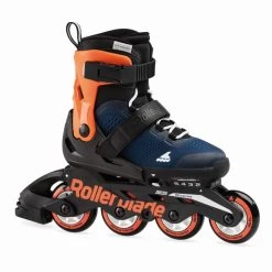 Rollerblade Kinderskates Microblade Combo Mitternacht Blue/Orange -Riemenscheibe Verkäufe rollerblade kinderskates microblade combo mitternacht blue orange3