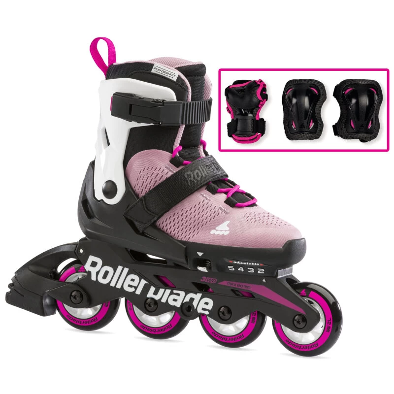 Rollerblade Kinderskates Microblade Combo Pink/Weiß 1 Rollerblade Kinderskates Microblade Combo Pink/Weiß