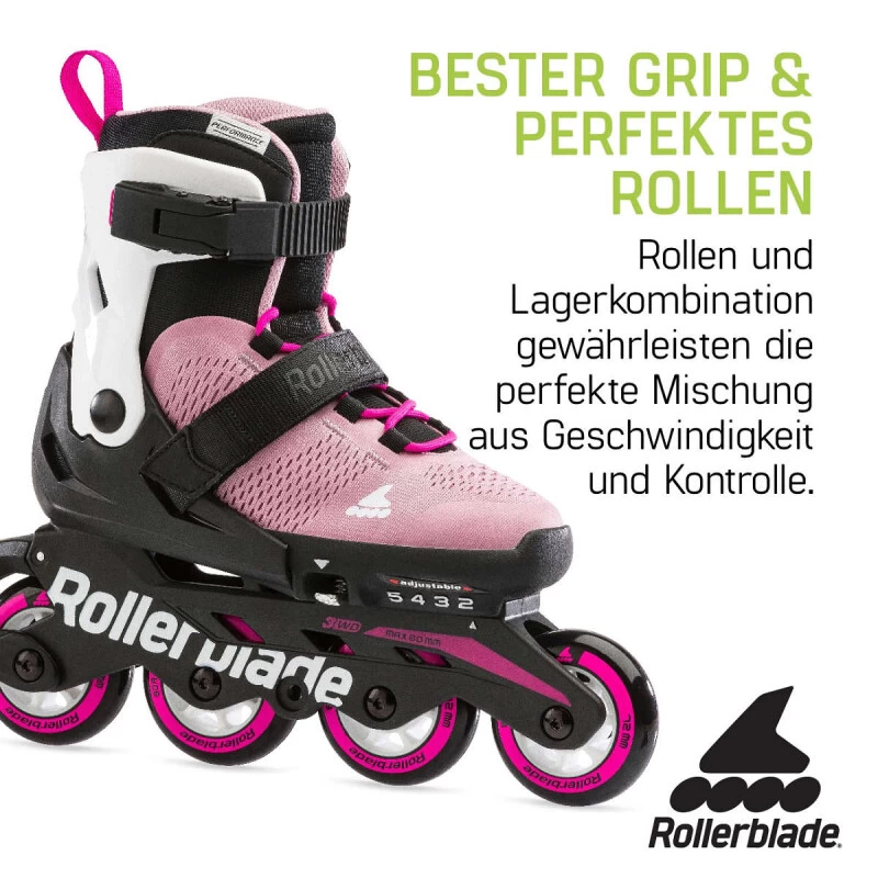 Rollerblade Kinderskates Microblade (Pink/Weiß) 4 Rollerblade Kinderskates Microblade (Pink/Weiß) – Bild 4