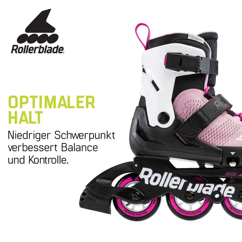 Rollerblade Kinderskates Microblade (Pink/Weiß) 5 Rollerblade Kinderskates Microblade (Pink/Weiß) – Bild 5