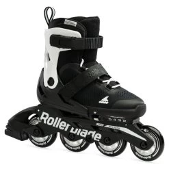 Rollerblade Kinderskates Microblade Schwarz/Weiß