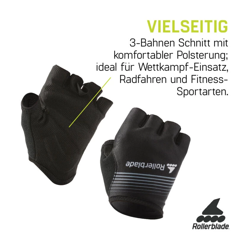 Rollerblade Race Gloves Handschuhe Schwarz 2 Rollerblade Race Gloves Handschuhe Schwarz – Bild 2